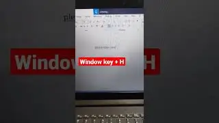 how to convert voice to text in windows,shortcut of convert voice to text.