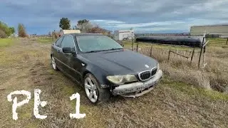 We Picked Up An Abandoned 2004 BMW 325ci E46 Pt 1