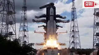 India's  Epic Lunar Mission: Witness the Historic Chandrayaan-3 Rocket Soar to the South Pole!
