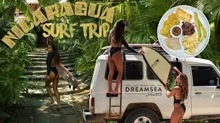 come on a surf trip with me to NICARAGUA 🏄🏾‍♀️🌿