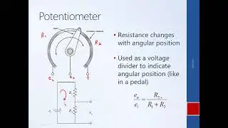 System Dynamics and Control: Module 8a - Electromechanical Systems (Sensors)