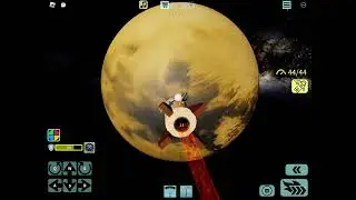 Checking out Titan in The Space Simulator Roblox