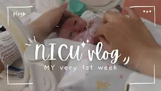 [生後一週間記録 ] NICU BABY vlog