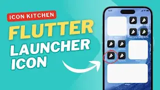 Flutter Launcher Icon With Icon Kitchen - بالعربي