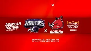 2025 American Football Queensland Men's Championship Bayside Ravens v Brisbane Rhinos