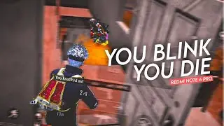 YOU BLINK YOU DIE , DEADLIEST 40FPS PLAYER | BGMI MONTAGE | REDMI NOTE 6 PRO