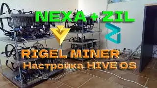 Майнинг NEXA+ZIL в Hive OS  как настроить! Rigel Miner настраиваем DUAL MINING!