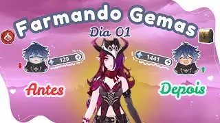 1 day farming gems for Flins! *F2P* ⋆˚ | cozy Genshin Impact gameplay ⋆˚꩜｡