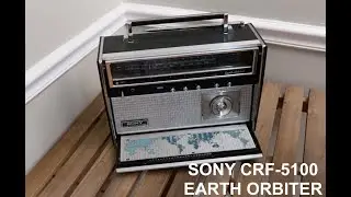 Sony CRF-5100 Earth Orbiter Radio - Overview, Look Inside, & Addressing a Mechanical Issue. 1975-81