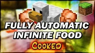 [Minecraft] Automatic Infinite Food (Chicken Farm Cooker V1) - OUTDATED