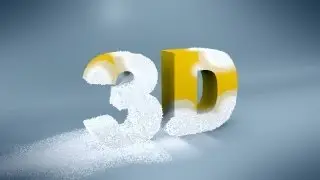 Blender 3D: Freezing/Frost Text Effect