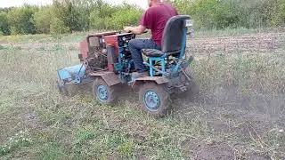 мульчер, скашивание ботвы картофеля