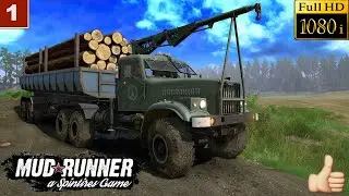 Spintires: MudRunner Gameplay | Обзор мода Краз 255b | Приватный мод 🔴