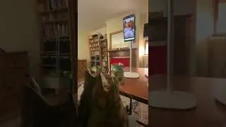 King Kenny Watching His Own Video