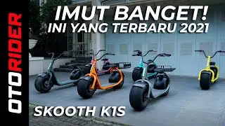 Datang Lagi! Skooth K1S 2021 Dapat Fitur Baru - Review dan First Ride | OtoRider