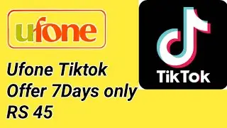 ufone Tiktok offer| ufone Tiktok package ufone tiktok package code || Ufone weekly Tiktok Package