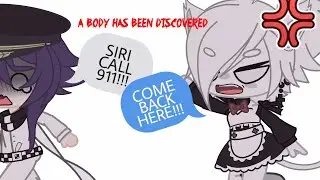 SIRI CALL 911!!!Part 2 of 'Kitty cat meme' ||Danganronpa Y/n