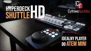HyperDeck Shuttle HD od Blackmagic Design! Nagrywarka, odtwarzacz powtórek z obsługą telempromptera