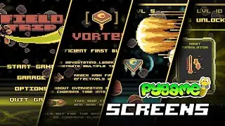 Menus & Screens of My Space Shooter - Python/Pygame Devlog #2
