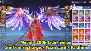 Shushan Tianxia MMO Private Server - GM Free Recharge - Yuan card - Fashion
