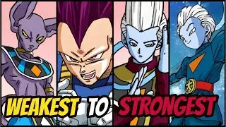 Dragon Ball Gods Ranked From WEAKEST To STRONGEST