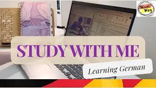 Productive study with me | 30 minutes | Learning German | Lo-fi piano music