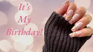 SUPER EASY BIRTHDAY NAILS | Confetti/Sprinkles Nail Art | Dip Powder Nails | Mani Bisshhh