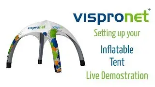 Inflatable Tent: How to Assemble - (Vispronet)