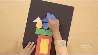 Art Lessons for Kids - Shape Collage