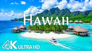 Wonders of Hawaii 4K – Breathtaking Coastlines & Tropical Paradise Aerial Views | Relaxing Music