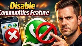 How to Deactivate Communities Feature in WhatsApp | Delete Whatsapp Community feature