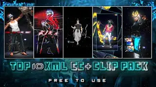 FREE FIRE TOP 10 XML CC + CLIPS | FREE FIRE CLIPS PACK | TOP 10 EMOTE CLIPS ⬇️ 