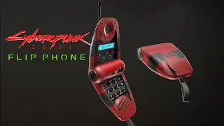 Cyberpunk 2021 Flip Phone Concept
