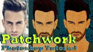 Latest Photoshop Tutorial - Convert photo into Vector (2d Patchwork) - By Magic Hives