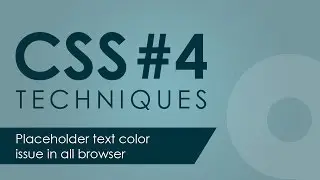 Placeholder text color issue in all browser