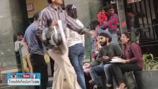 Farting on GIRLS While Eating Prank ...