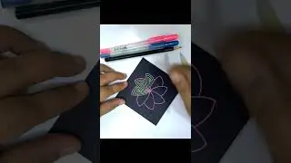 Relax your mind #arttherapy #zendoodle #zentangle #relaxyourself #neon #artforall #senorita
