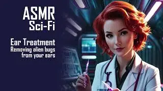 ASMR Sci Fi: Ear Treatment - Removing Alien Bugs From Your Ears