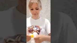 Закулисье. Букет из воздушных шаров💛🤍💖