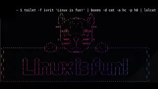 Customize Terminal Using Figlet and Toilet | 2020 | Devil Emox