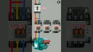 Star Delta Starter Wiring #electrical #learnnewskills