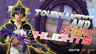PMLL TOURNAMENT SCRIMS & HIGHLIGHTS | IPhone 14 | 60  FPS