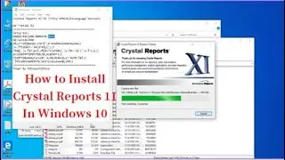 How to Install Crystal Reports 11 | Windows 10