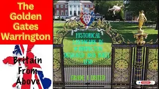 Warrington Town Hall -Historic Golden Gates- Captured by Drone. #historical #townhall #dji #drone