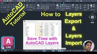 How to Layers Export & Layers Import in AutoCAD