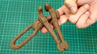 Grandfather's Hand Vise Restoration | De Useful Hand.
