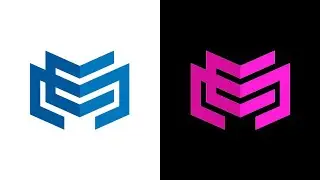 Letter E M Logo Idea in Easy Way