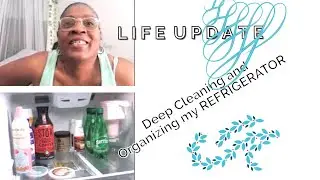 Life Update.   Cleaning and organizing fridge.   LAD Life