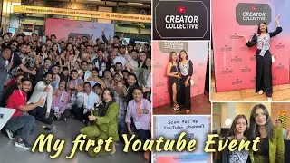 My first Youtube Creator Collective Event 📍jaipur #musugoyal