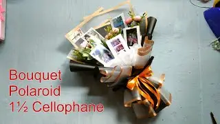 Bouquet Polaroid Hemat Cellophane